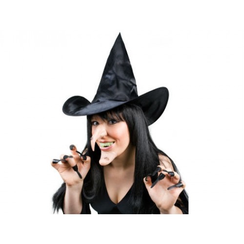 Halloween Cadı Kostüm Şapka Seti